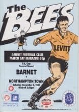 Barnet v Northampton Town 08-Dec-1990