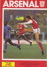 Arsenal v Nottingham Forest 17-Mar-1987
