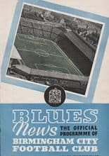 Birmingham City v Nottingham Forest 18-Oct-1958