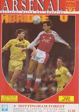 Arsenal v Nottingham Forest 20-Mar-1991