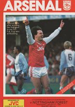 Arsenal v Nottingham Forest 21-Jan-1987