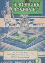 Blackburn Rovers v Nottingham Forest 24-Aug-1960