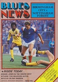 Birmingham City v Nottingham Forest 26-Dec-1985