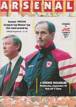 Arsenal v OB Odense 29-Sep-1993