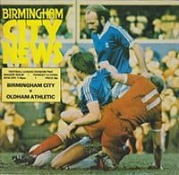 Birmingham City v Oldham Athletic 01-Apr-1980