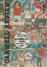 Barnsley v Oldham Athletic 01-Sep-1984