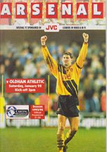 Arsenal v Oldham Athletic 22-Jan-1994