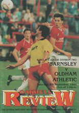 Barnsley v Oldham Athletic 08-Sep-1990