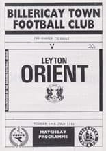Billericay Town v Leyton Orient 19-Jul-1994