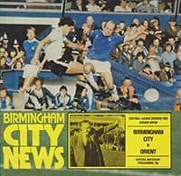Birmingham City v Leyton Orient 09-Feb-1980