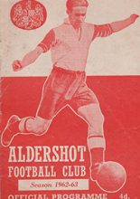 Aldershot v Oxford United 15-Sep-1962