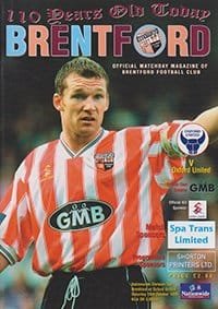 Brentford v Oxford United 16-Oct-1999