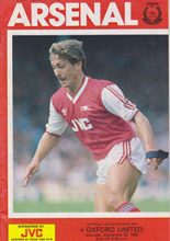 Arsenal v Oxford United 20-Sep-1986