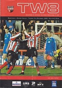 Brentford v Oxford United 05-Dec-2000