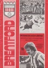 Brentford v Peterborough United 20-Jan-1979