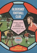 Aldershot v Peterborough United 08-Nov-1980
