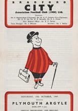 Bradford City v Plymouth Argyle 18-Oct-1969