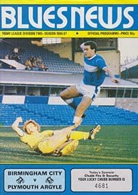 Birmingham City v Plymouth Argyle 01-Jan-1987