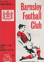 Barnsley v Plymouth Argyle 09-Feb-1970