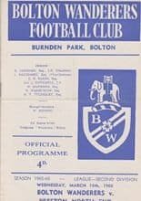 Bolton Wanderers v Preston North End 16-Mar-1966