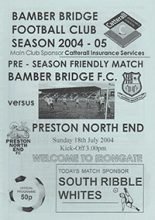 Bamber Bridge v Preston North End 18-Jul-2004