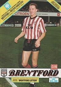 Brentford v Preston North End 25-Jan-1992