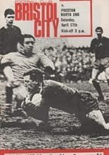 Bristol City v Preston North End 27-Apr-1968