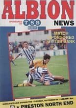 Brighton & Hove Albion v Preston North End 05-Sep-1992