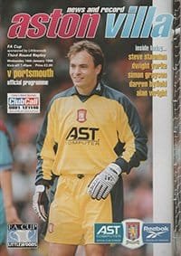 Aston Villa v Portsmouth 14-Jan-1998