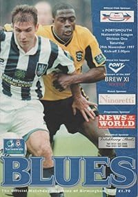 Birmingham City v Portsmouth 29-Nov-1997