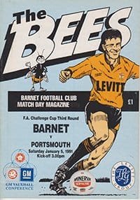 Barnet v Portsmouth 05-Jan-1991