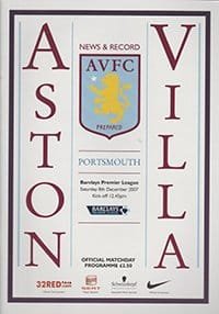 Aston Villa v Portsmouth 08-Dec-2007