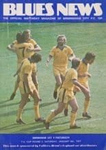 Birmingham City v Portsmouth 08-Jan-1977