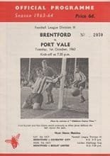 Brentford v Port Vale 01-Oct-1963