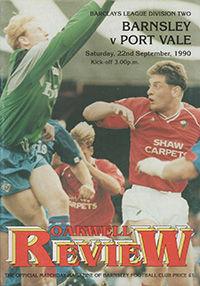 Barnsley v Port Vale 22-Sep-1990