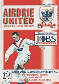 Airdrie United v Queen of the South 31-Jul-2004