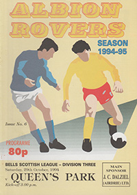 Albion Rovers v Queen's Park 29-Oct-1994