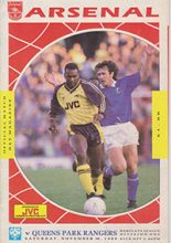 Arsenal v Queens Park Rangers 18-Nov-1989