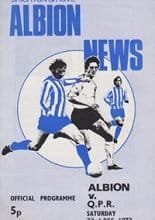 Brighton and Hove Albion v Queens Park Rangers 23-Dec-1972