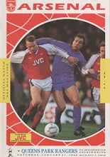 Arsenal v Queens Park Rangers 27-Jan-1990