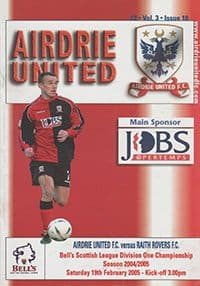 Airdrie United v Raith Rovers 19-Feb-2005
