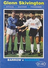 Barrow v Glasgow Rangers 22-Mar-1994