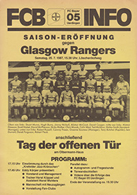Bayer 05 Uerdingen v Glasgow Rangers 25-Jul-1987