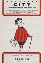 Bradford City v Reading 01-Oct-1969