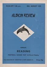 Brighton & Hove Albion v Reading 28-Aug-1974