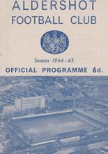 Aldershot v Reading 05-Dec-1964