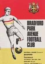 Bradford Park Avenue v Rochdale 20-Jan-1968