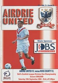 Airdrie United v Ross County 18-Sep-2004