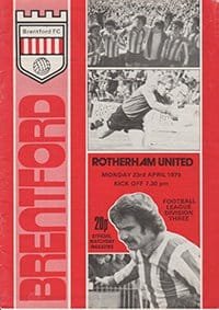 Brentford v Rotherham United 23-Apr-1979
