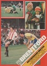 Brentford v Rotherham United 25-Apr-1981